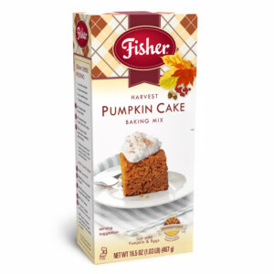 Fisher Harvest Pumpkin Cake Mix, 16.5 OZ