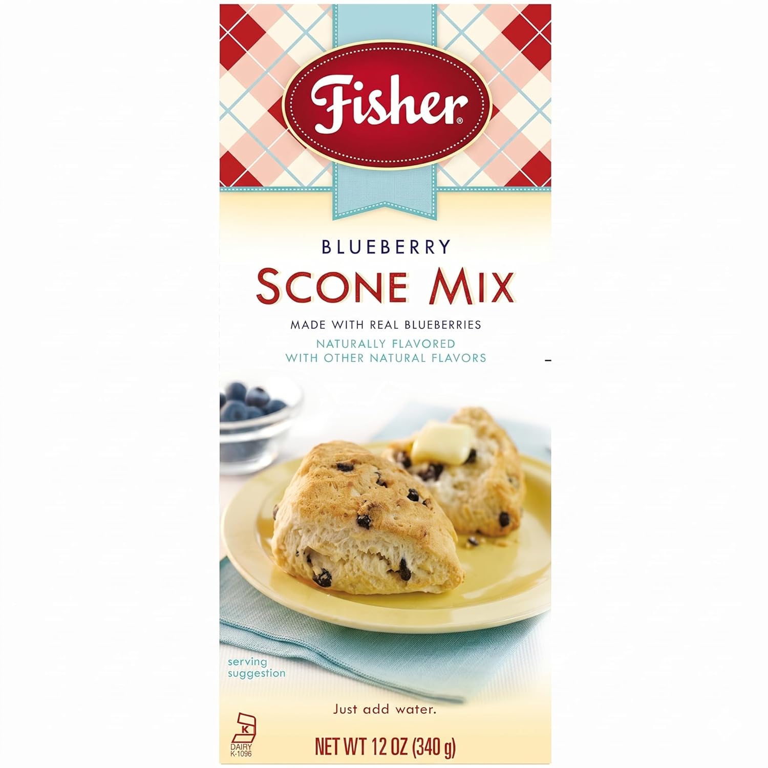 Fisher Blueberry Scone Mix, 12 OZ